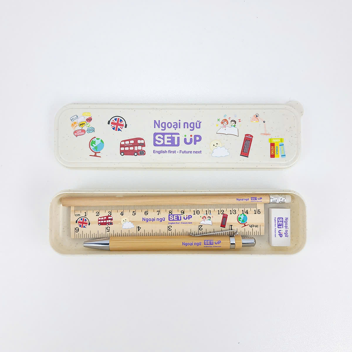 Quà Tặng Học Sinh Trung Tâm Ngoại Ngữ – Bộ Hộp Bút PS027